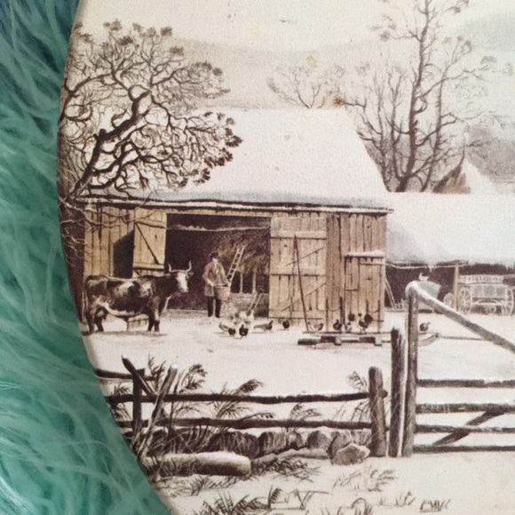 Vintage courier and Ives tin - Picture 4 of 10